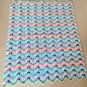 New Large Handmade Crocheted Throw